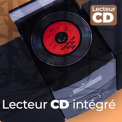 Denver Micro Chaine HiFi stéréo compacte – Radio FM – Lecteur CD – AUX – Fonction Horloge et Réveil – MCA240 – Noir - Les Beatles, Paul McCartney, John Lennon, RIngo Starr, George Harrison Denver Micro Chaine HiFi stéréo compacte - Radio FM - Lecteur CD - AUX - Fonction Horloge et Réveil - MCA240 - Noir – Image 8
