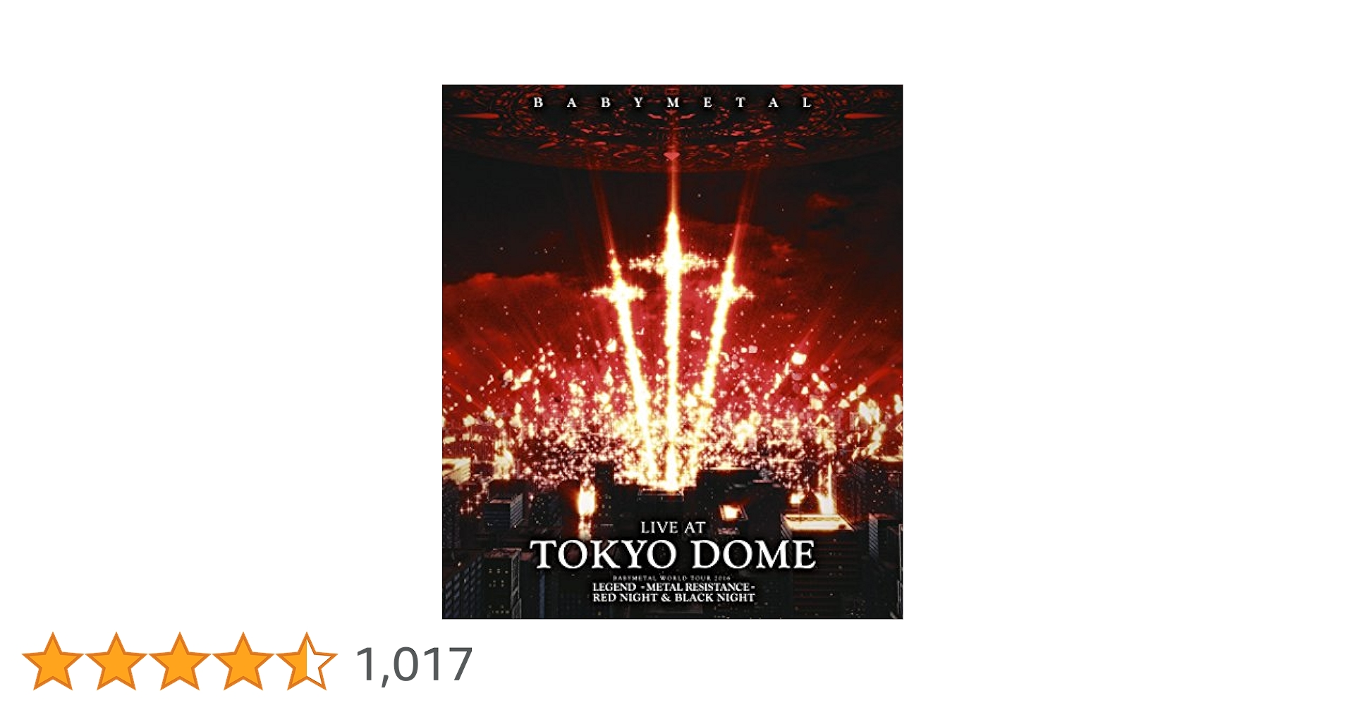 ミュージック BABYL  LIVE  AT  TOKYO Babymetal – Live At Tokyo Dome | Releases | Discogs