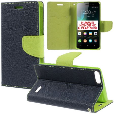 Compatibile CUSTODIA FLIP ORIZZONTALE per HUAWEI