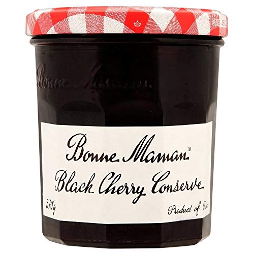 Image of Bonne Maman Black Cherry Conserve, Marmalade Fruit Jam, 13 oz ℮ 370 g