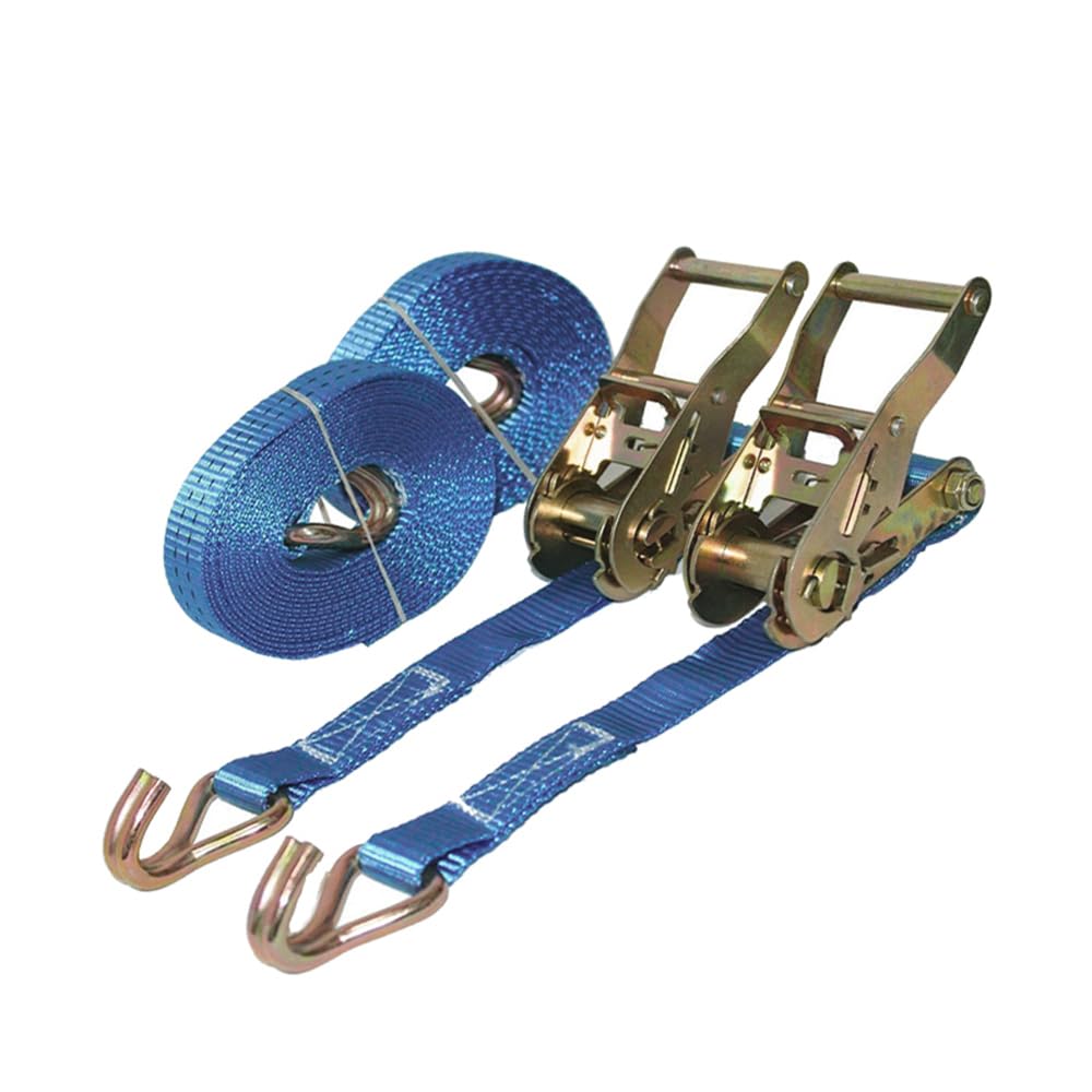 ALMLNLL Retractable ratchet straps Ratchet Straps, 5M Polyester Car Lorry Cargo Lash(2x Sle Hook)