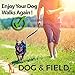 Dog & Field Figure of 8 Dog Leash - Blue. Nylon Rope Leash for Small, Medium & Large Dogs - One Size Fits All, No Collar Or Harness Needed. No Pull Dog Leash, Halter Lead for Dogs, 6.6 FT x 3/8