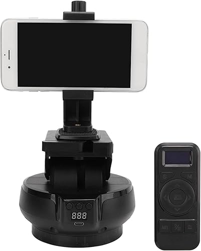 Miniatura 6 de YT1200 Cabezal de inclinación panorámica motorizado, cabezal de trípode motorizado de video panorámico de 360 grados, con control remoto, para DSLR,