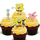 spongebob kuchen selber machen Einfach zu bedienen: Einfach mit einer scharfen Schere um das Bild herum schneiden und den Topper auf Ihrem Cupcake mit Zuckerguss oder Buttercreme stellen.