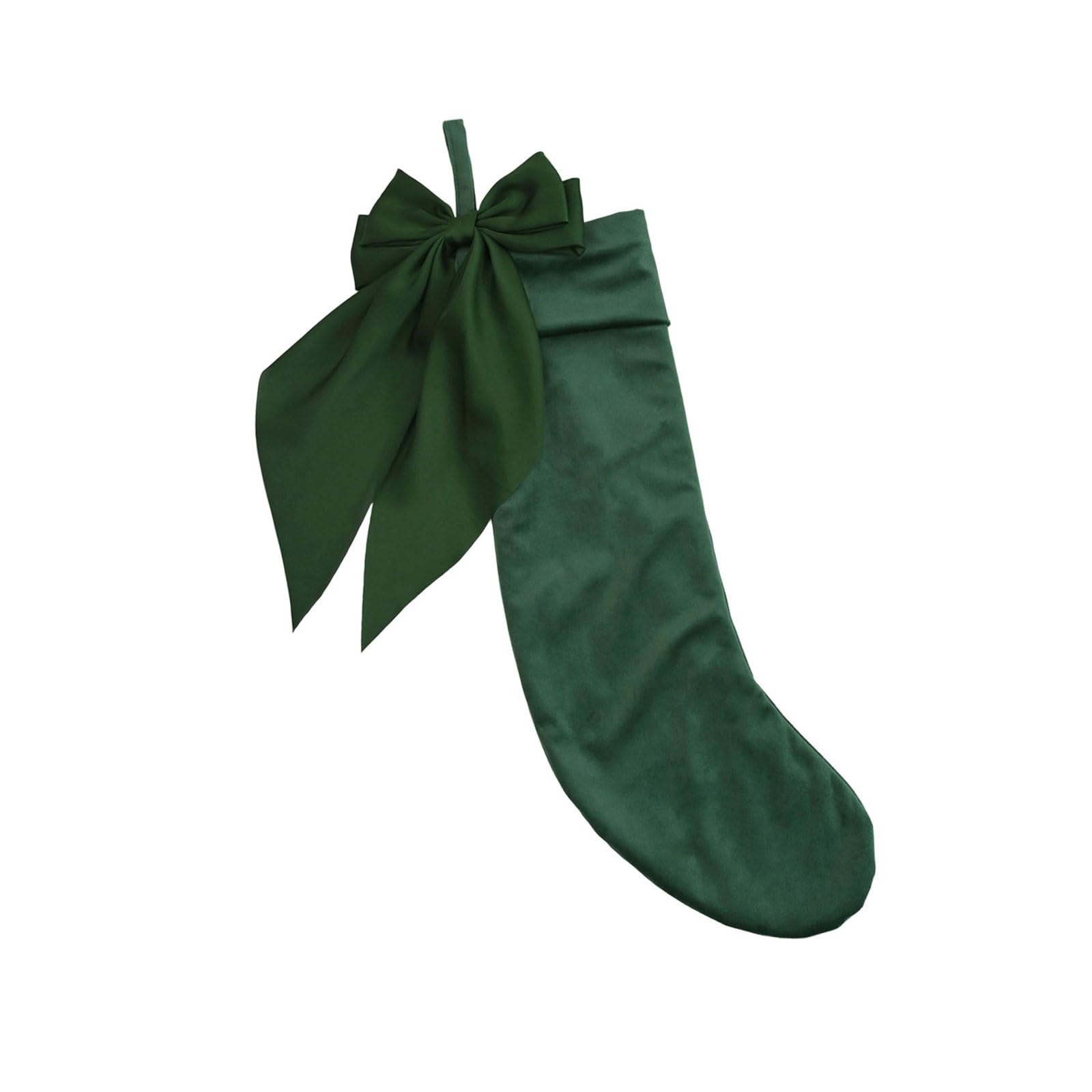 Hsioluted Christmas Tree Ornament Bows Christmas Stockings Gift Bag Festival Hanging Socks for Fireplaces Door Decoration Bows Hanging Socks