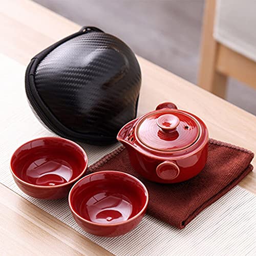 Service à thé en porcelaine chinoise avec théière, tasses, bol, cérémonie, service en porcelaine