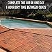 1 Gal. DOMINATOR LG+ Clear Acrylic Sealer | Low Gloss Paver Sealer | Wet Look, Color Enhancing | Professional Grade | Concrete Pavers and Decorative Concrete | Fast Dry | Driveway, Patio and Walkways