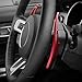 Voodonala Red Steering Wheel Shift Paddle Shifter Trim Cover for Ford Mustang 2015+(2pcs/set)