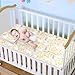 Baby Yellow Playful Unicorns Cooling Baby Fitted Crib Mattress 28