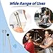 128 Hz Tuning Fork for Healing Chakra, Weighted Aluminum Alloy Fork with Silicone Reflex Hammer and Bag, Sound Therapy Meditation Musical Instrument