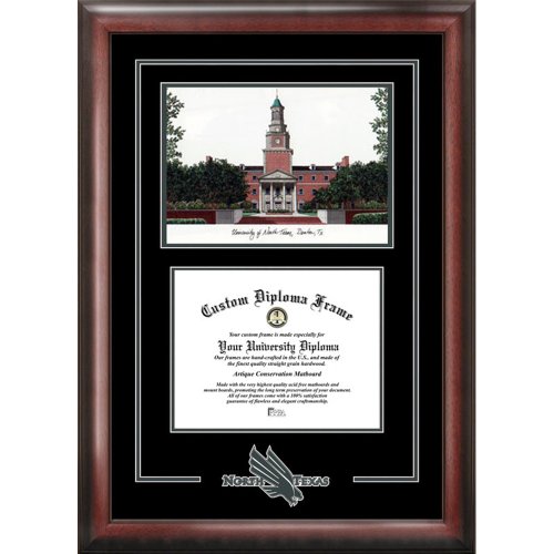 Campus Images North Texas Mean Green Spirit Graduate Diploma Frame – 11