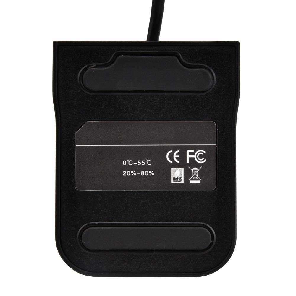 Lecteur d' digitales, 15mm * 18mm Zone de détection ZK4500 USB Lecteur d' digitales Scanner Sensor Collection d' digitales en plastique ABS pour ordinateur PC Home Office