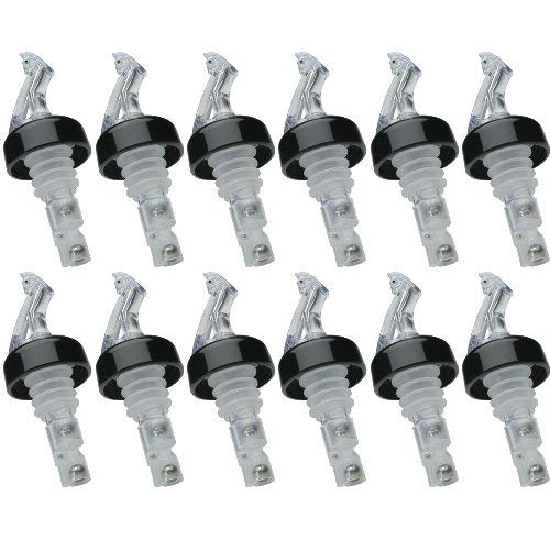 Precision Pour - Measured Pourer - Dust/Bug Flap - (1oz (30ml)) -Clear - 10 pack