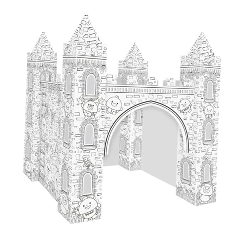 Puzzle 3D blanc château VICASKY en carton cadeau original garçon fille