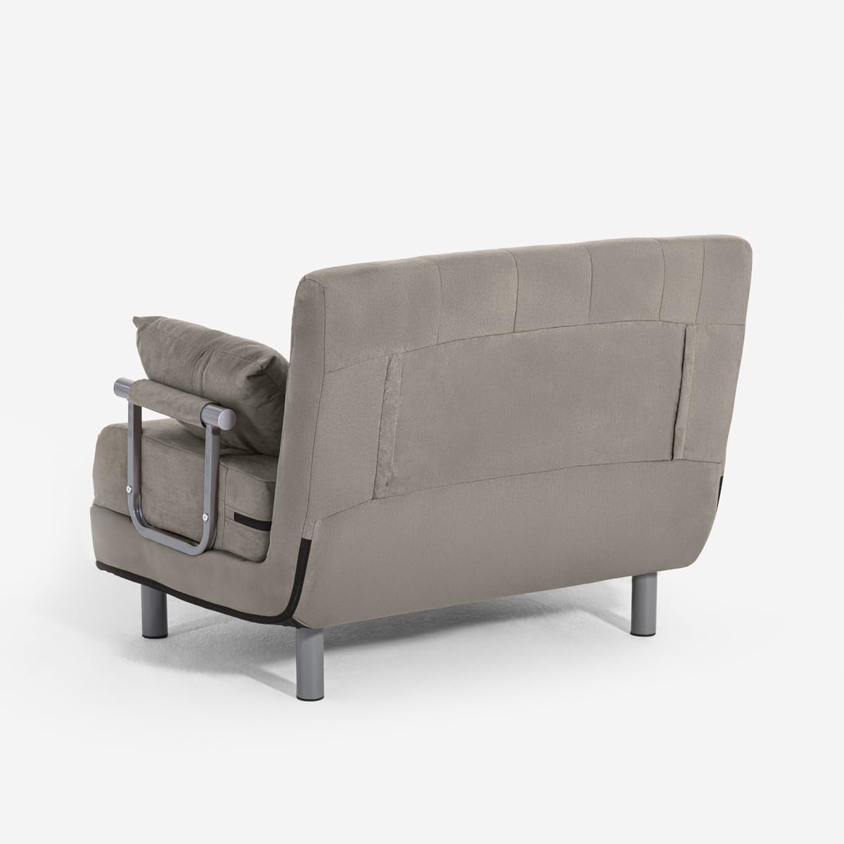Produce Shop Poltrona Letto in Tessuto Pieghevole salvaspazio Deborah Twin Class - Grigio Scuro