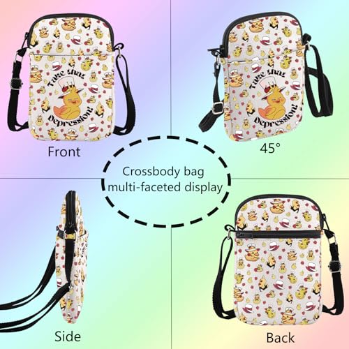Demon Anime Crossbody Bag Hotel Cartoon Movie Merch Take That Depression Shoulder Bag Demon Fan Shoulder Bag4