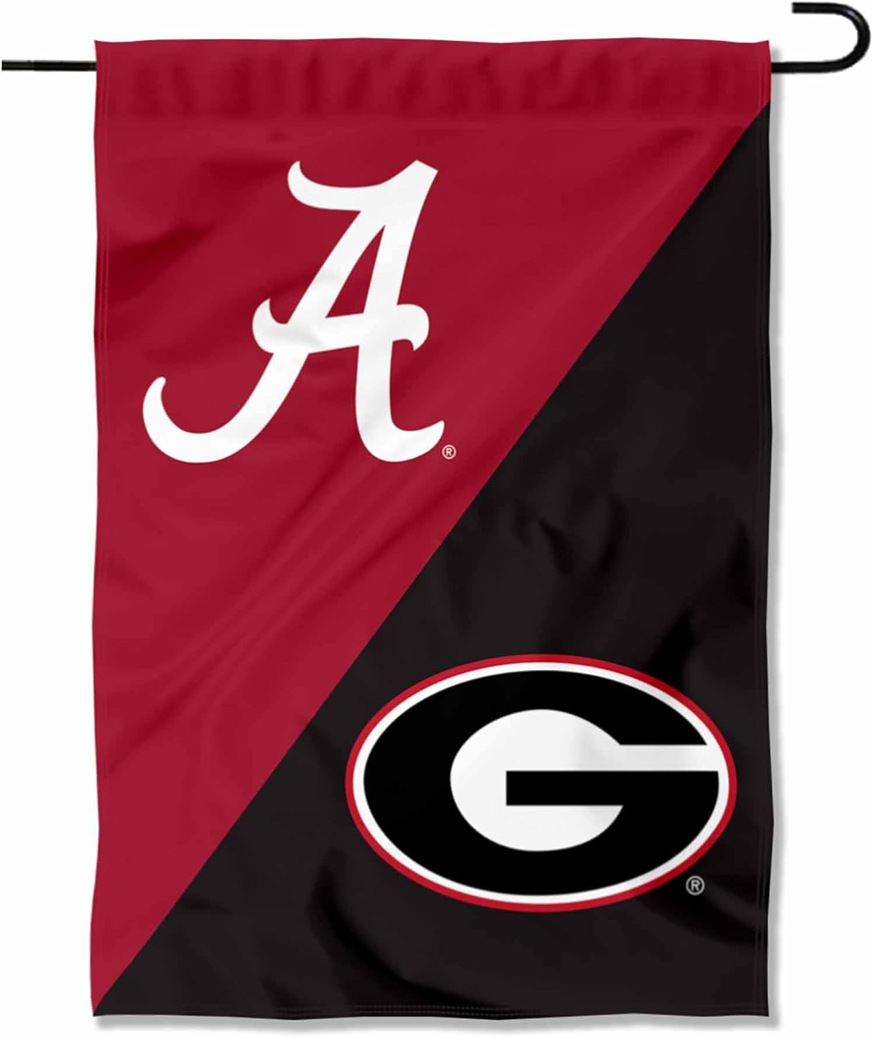 Alabama Crimson Tide vs Georgia Bulldogs House Divided Garden Flag Banner