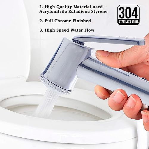 Image of Toilet Jet Spray Ennius Efficient Multipurpose Jet Spray For Toilet, Bathroom Jet Spray | Bathroom Jet Spray For Toilet - Cleaning, Rinsing & More | Jet Spray For Toilet Portable | Jet Spray Portable