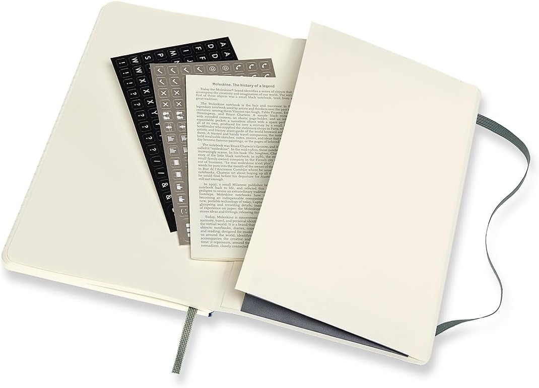 Moleskine Professional Notebook, Large, Forest Green, Soft Cover (5 x 8.25)