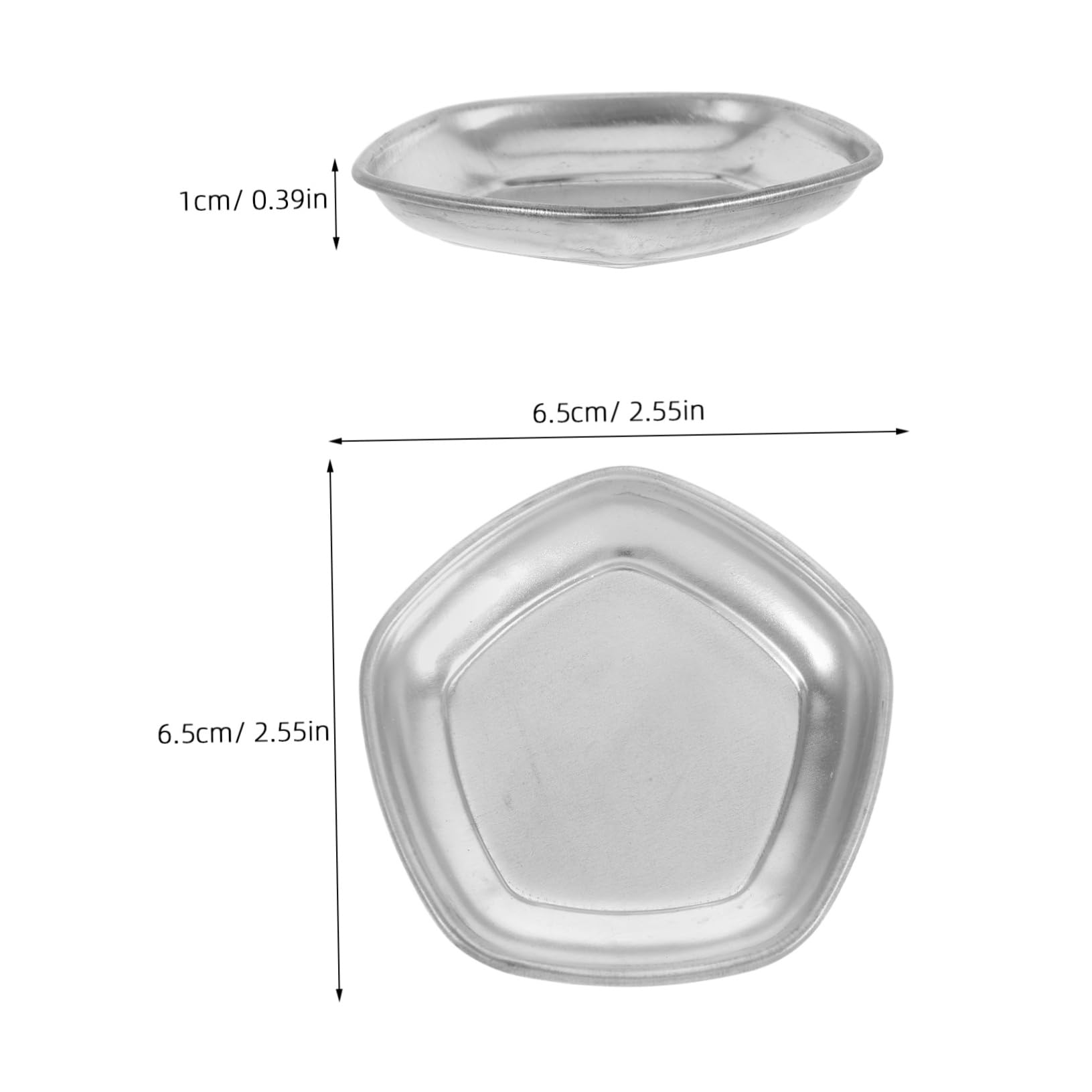 Gogogmee 6pcs Pigment Palette for Artists Professional Paint Mixing Trays for Models Figures Portable Painting Accessories with Construction for Crafting Makeup Applications