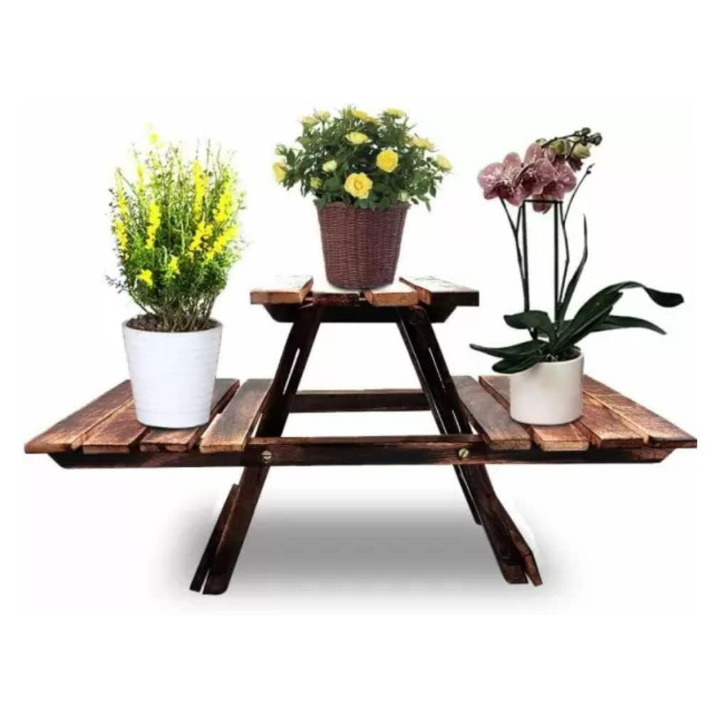 Webbs For use in the home and garden, Home Decorise Small Vintage Wooden Multipurpose Folding Side Rack Flower Vase Outdoor Plant Stand with 3 Decks is 22 inches long. (B0CGVRBWJP) Amazon Price History, Amazon Price Tracker