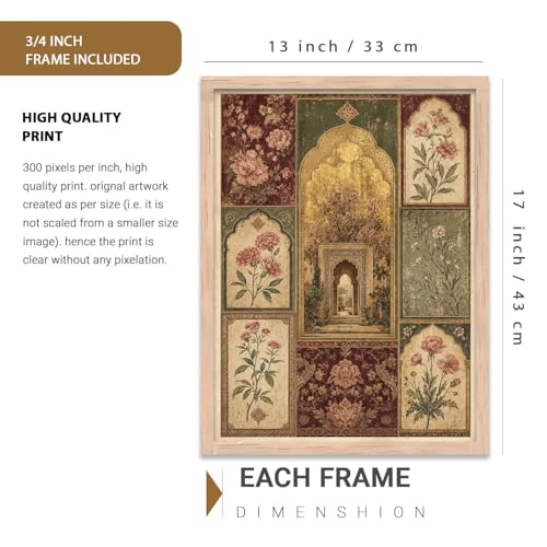 Image of kotart Indian Traditional Art Wall Painting Home Decoration With Frame For Living Room Bed Room Hotel Wall Decor Digital Reprint Engineered Wood (13X17 inch)