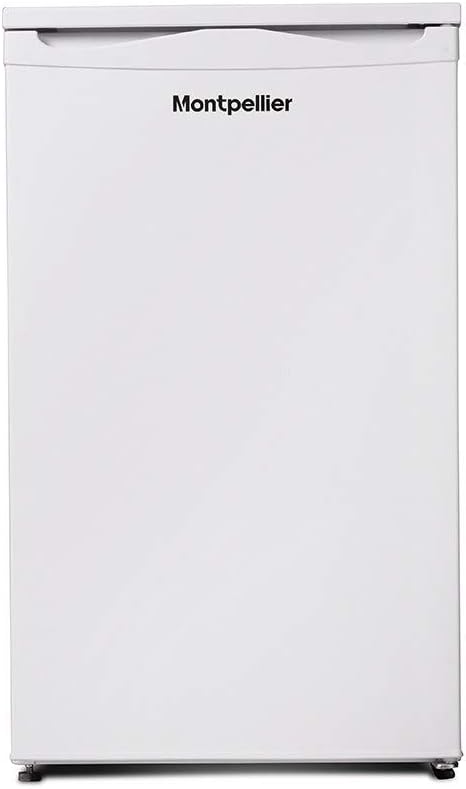 Montpellier MZF48W-2 48cm Wide Freestanding Upright Under Counter Freezer - White [Energy Class A+]
