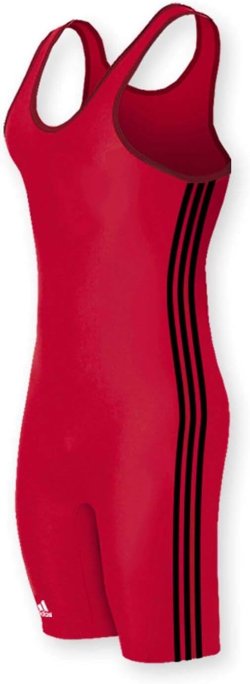 adidas red singlet