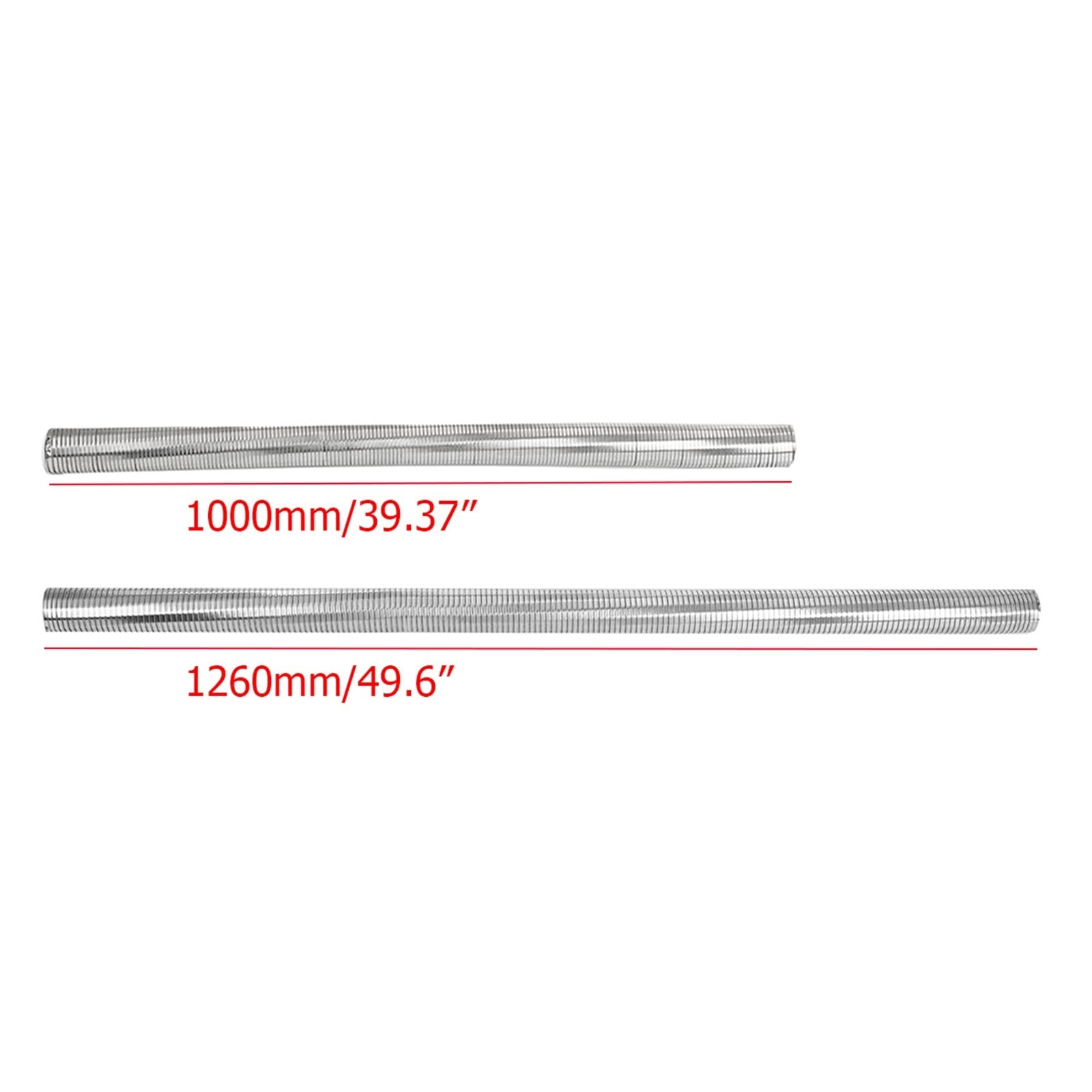 RVS flexibele slang 1″ wartel x 1″ buiten - 1000mm