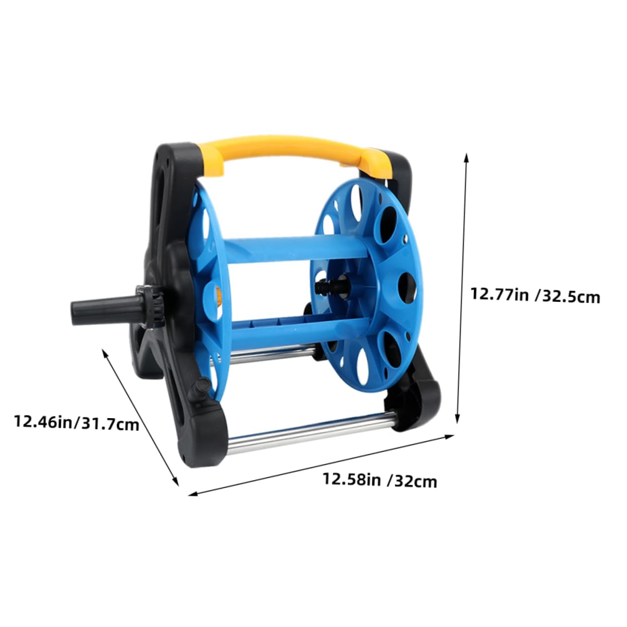 HANABASS Garden Hose Reel Storage Freestanding Hose Reel Pp Material Rustproof for Long-term Use