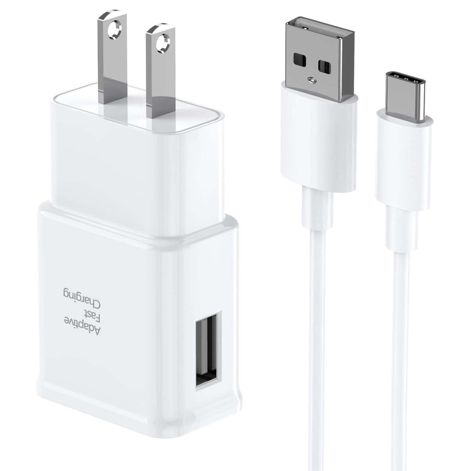 for Samsung Fast Charging Cord 6FT Type C Charger USB Wall Charger Block Samsung Fast Charger for Galaxy S9 S10 S10+ S20 S21 S22 S23 S24 S25 Plus/Ultra/FE,A55/A54/A56/A16/A15/A14/A25/A35,Note 20/10/9