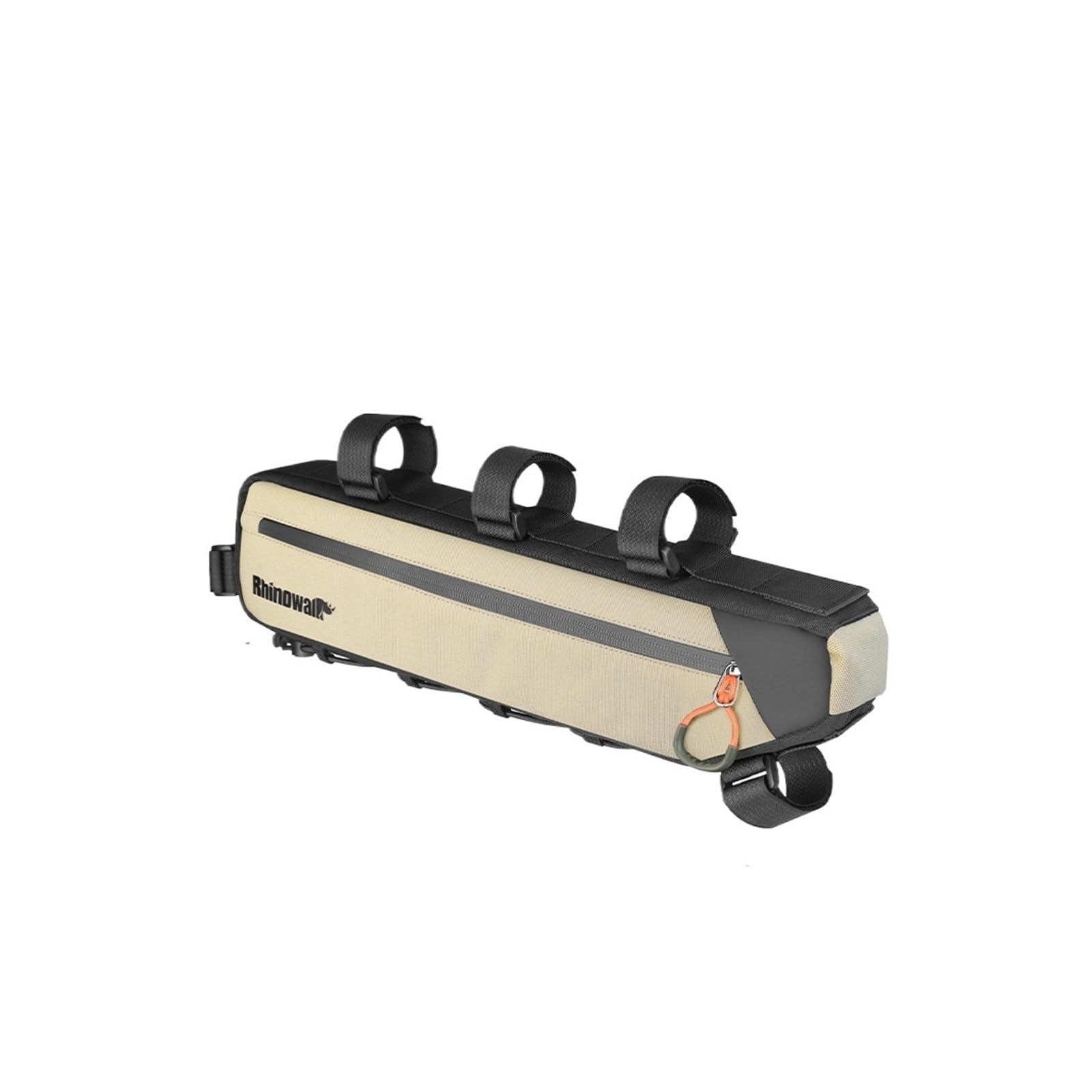 1 borsa da telaio con telaio a triangolo for bicicletta da 2,1 L-2,7 L | Deposito for pendolarismo quotidiano, ciclismo in montagna e su strada(2.1L-Beige)