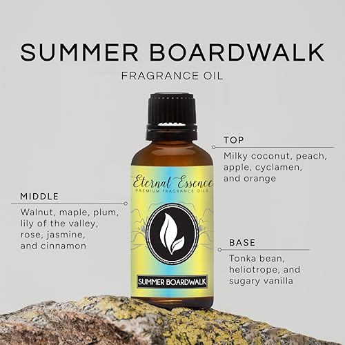 Image of Eternal Essence Oils Summer Boardwalk 30ml Premium Fragrance Oil - for Candle, Soap Making, Aromatherapy, Diffusers, Home Care, & Humidifiers