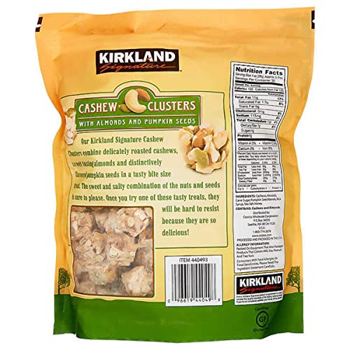 Kirkland Cashew Clusters With Almonds And Pumpkin Seeds Gluten Free 32 Oz (Pack Of 2) #TOP1