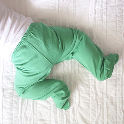 Babysoy Comfy Unisex Newborn Baby Pull-On Footed Pants with Feet4