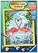 Produktbild Ravensburger Malen nach Zahlen 28901 - Flamingo Love - Perfektes Malergebnis durch hochwertiges Künstlerzubehör, ohne Rahmen