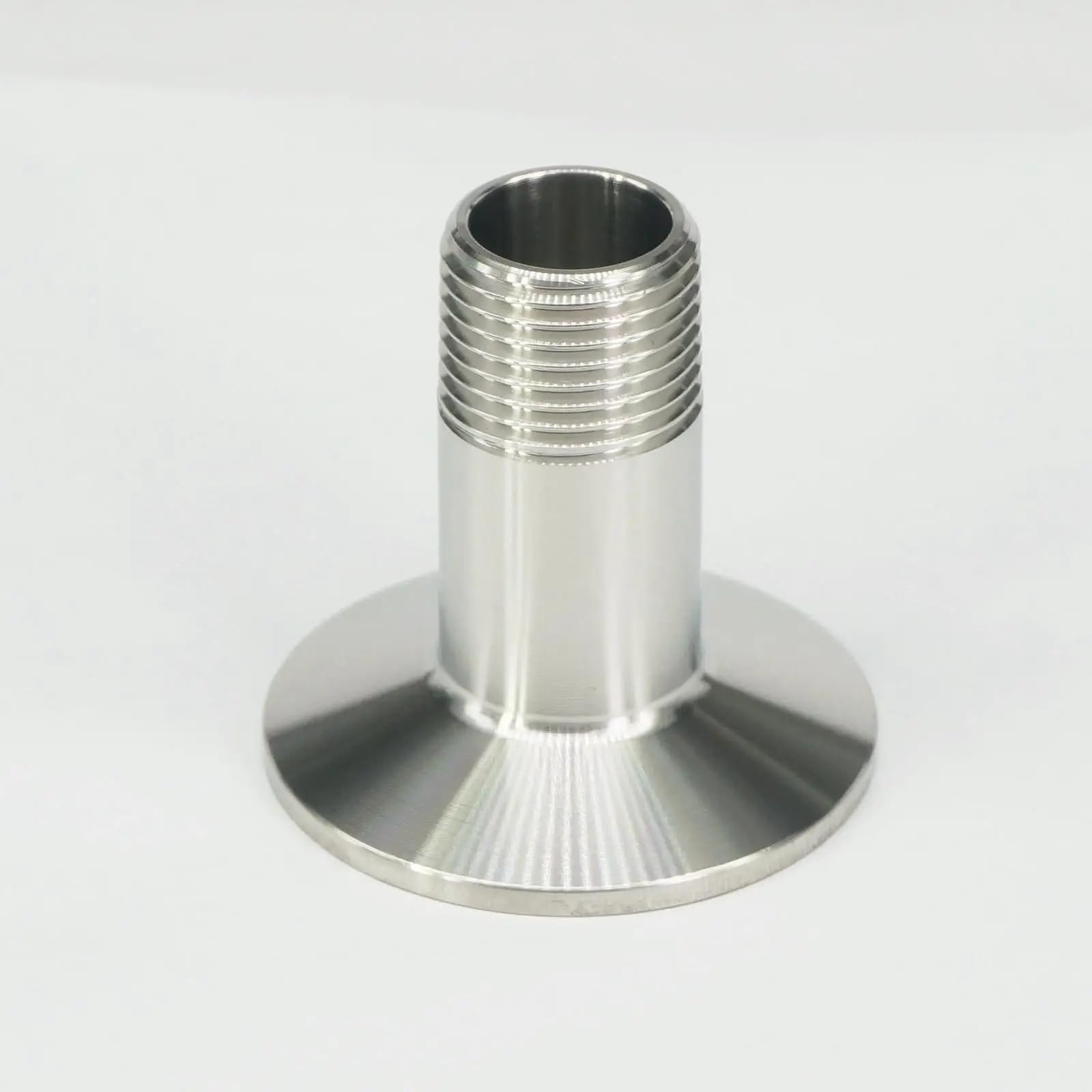 TonuuoDC 1/2" BSP Male x 1.5" Tri Clamp Sanitary 304 Stainless Steel Pipe Fitting Connector for Homebrew
