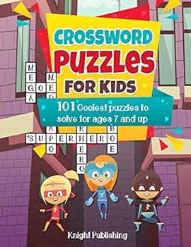 Paperback Crossword Puzzles For Kids: 101 Coolest puzzles to solve for ages 7 and up Book