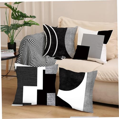 Housses de coussin abstraites pour rénover facilement votre canapé