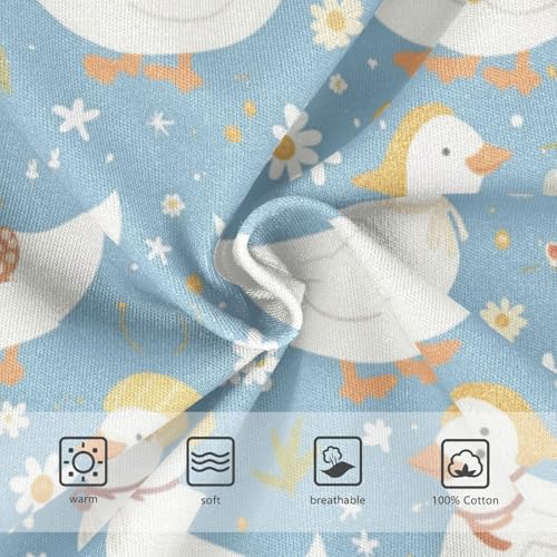 White Ducks Boys' Underwear Cotton Wearing Bonnets Boys Briefs Soft Toddler Underwear 2T3