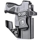 WARRIORLAND IWB Kydex w/Claw & Optics Cut, Fits forTaurus G2C/ G3C/G3C Toro/G3 & Taurus PT111 G2 & PT140 / TX22 Compact, Concealed Carry, Adj. Posi-Click Retention & Cant