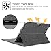 immagine 2FINTIE Custodia per Microsoft Surface PRO 7 / PRO 6 / PRO 5 / PRO 4 / PRO 3 12.3 Pollici, [Multi-angli] Slim Fit Folio Case Cover, Compatibile con Type Cover Keyboard, Dark Grey