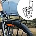 Menolana Mountain Bike Front Carrier Rack Accessory Easy to Install Sturdy Equipment, Metal Carrying, Premium Practical Luggage Holder