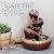 Sunnydaze Tiered Vessels 10-Inch Indoor Ceramic Tabletop Fountain - Electric Submersible Pump with Adjustable Flow Brown