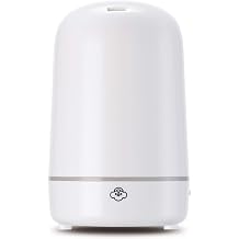 Serene House Ultrasonic Light House Aromatherapy Essential Oil Cool Mist Diffuser Optional Warm White, Calming Ambient Light Display, Automatic Shut-Off, Unbreakable Cover White, 100ml