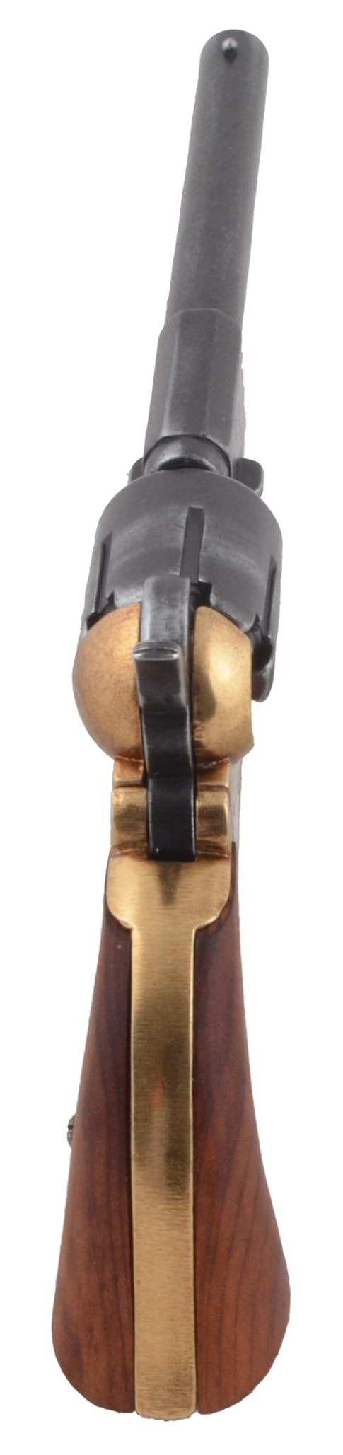 Colt Army 1860 di Grisworld, finitura grigio acciaio, in ghisa e legno, collezione Denix, 100-2083, completamente funzionante, ma non sparabile, non fornisce protezione.