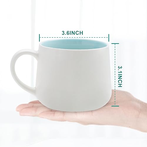 Miniatura 2 de Jeuhoue Taza de cerámica de dinosaurio oculta en el interior de animales 3D, 12 onzas, bonita taza para Navidad, cumpleaños, regalos del día de San