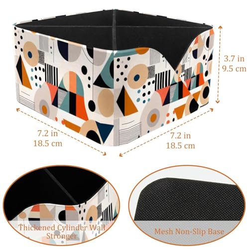 Porte-stylo rectangulaire double compartiment pour papeterie et bureau design géométrique