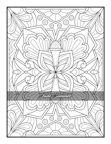 100 Amazing Patterns: An Adult Coloring Book with Fun, Easy, and Relaxing Coloring Pages - Image 12