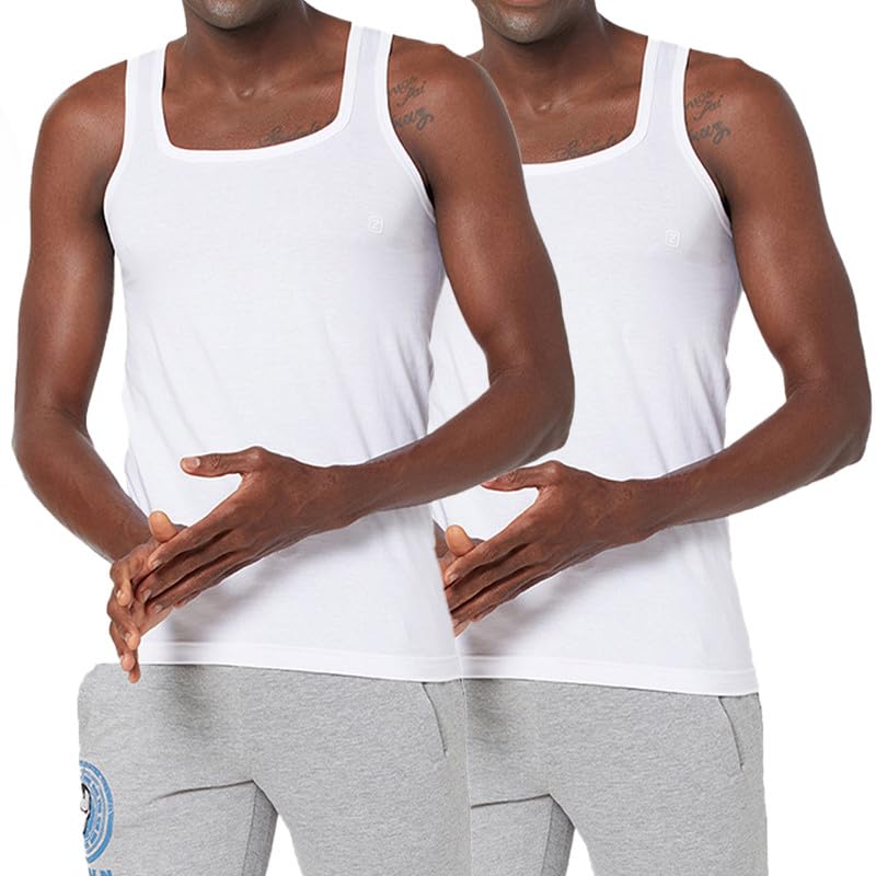 zoiro Trends Super Combed Cotton Striped Singlet for Men with U-Neckline & Sleeveless Design | Anti-Bacterial & Anti-Pilling Finish | Pack of 1-picture-29